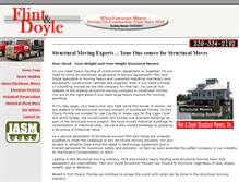 Tablet Screenshot of flintanddoyle.com